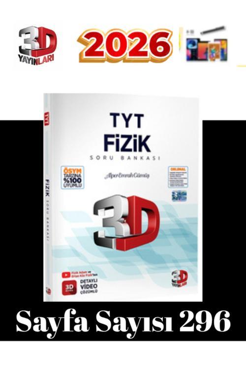 3D Yayınları 2025-2026 Tyt Fizik Video Çözümlü Soru Bankası