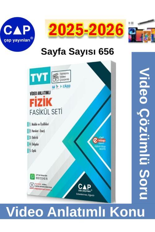 2025-2026 Müfredat Tyt Fizik Video Anlatımlı-Video Çözümlü Fasikül Seti+Android Kalem