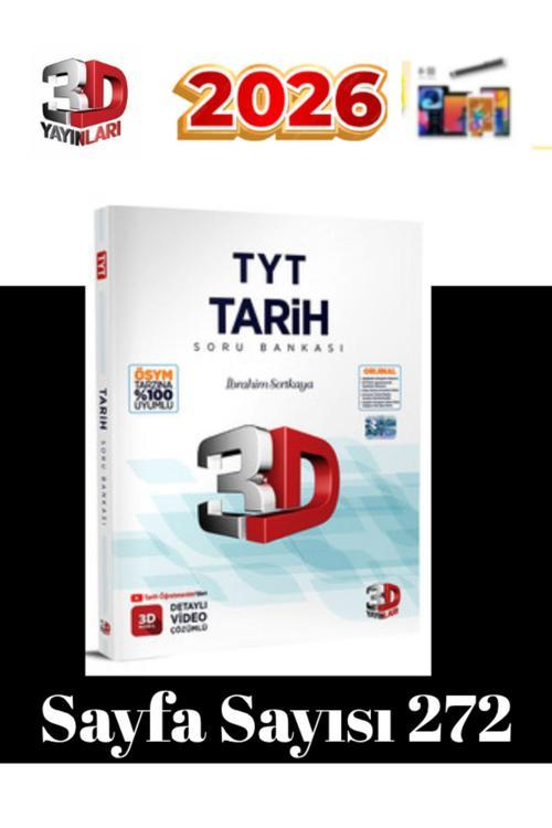 3D Yayınları 2025-2026 Tyt Tarih Video Çözümlü Soru Bankası