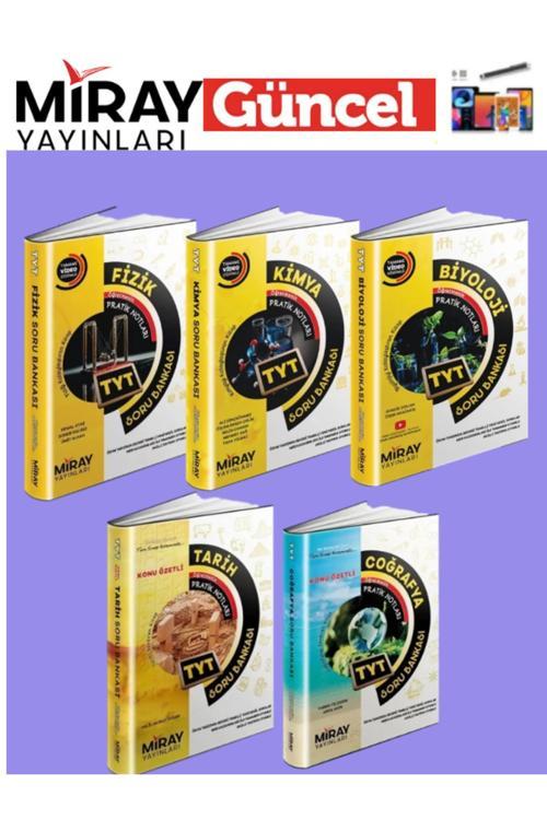 Miray Yayınları Güncel Tyt Fizik-Kimya-Biyoloji-Tarih-Coğ Konu Özetli Soru Bankası+Tablet Kalem