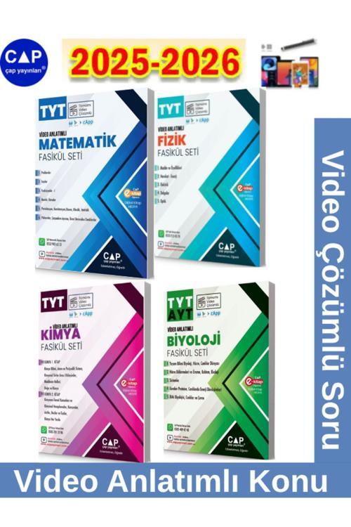 2025-2026 Tyt Mat-Tyt Kimya-Tyt Fizik-Tyt Ayt Biyoloji Video Anlatımlı-Video Çözümlü Fasikül Seti