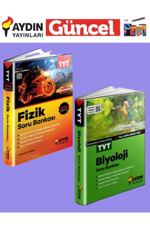 Aydın Yayınları 2025 Tyt Fizik-Biyoloji Soru Bankası Seti+Tablet Kalemi