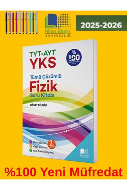 2025-2026 Yks Nihat Bigin Tyt-Ayt Fizik Video Çözümlü Soru Bankası+Dokunmatik Kalem