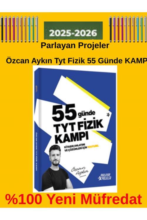 2025-2026 Yks Özcan Aykın Fizik Tyt Fizik 55 Günde Kamp (Yeni Ürün)+Kalem