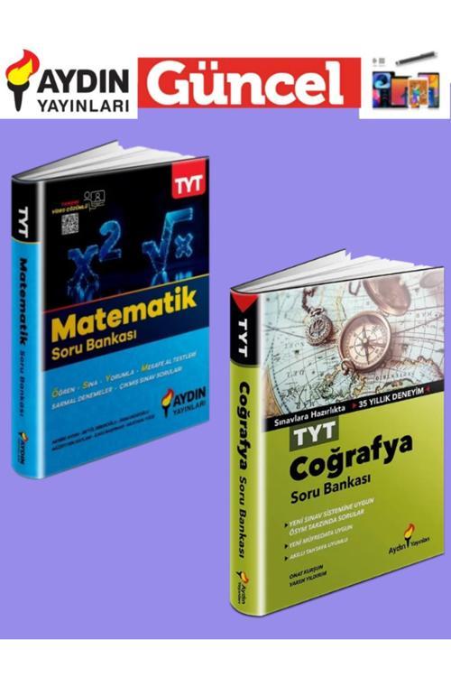Aydın Yayınları 2025 Tyt Matematik-Coğrafya Soru Bankası Seti+Tablet Kalemi