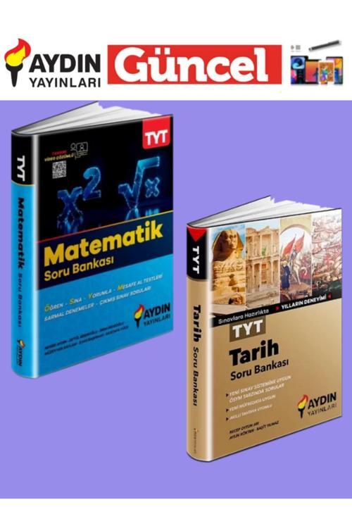 Aydın Yayınları 2025 Tyt Matematik-Tarih Soru Bankası Seti+Tablet Kalemi
