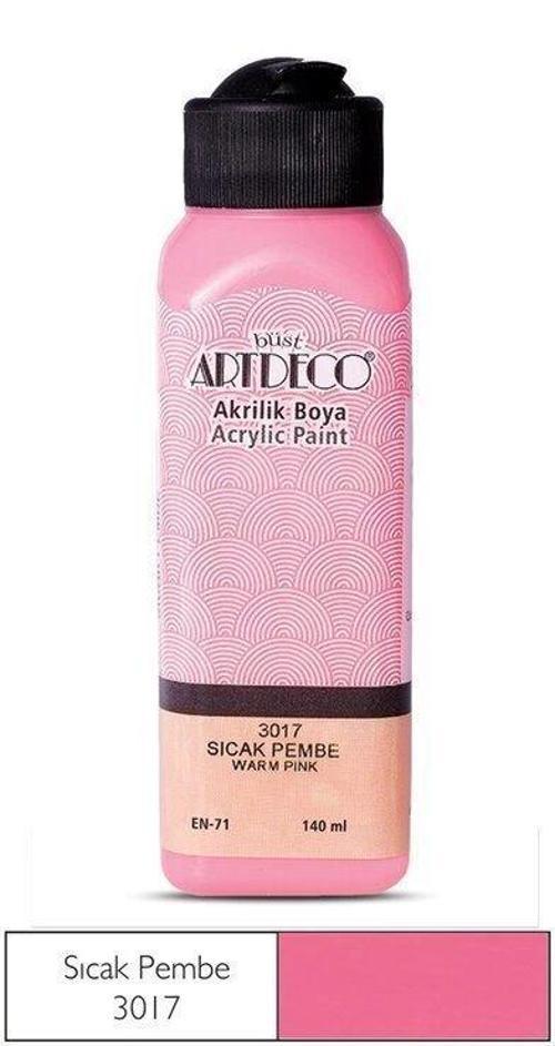 Akrilik Boya 140 ml. 3017 SICAK PEMBE