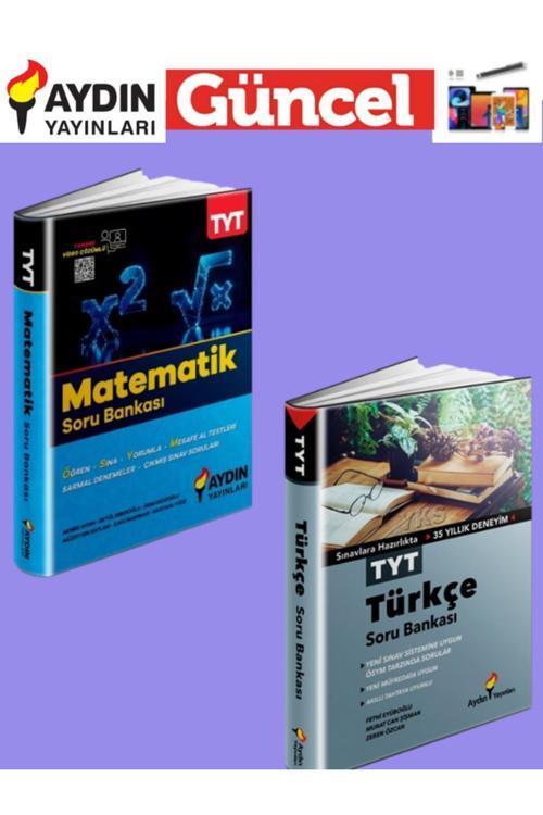 Aydın Yayınları 2025 Tyt Matematik-Türkçe Soru Bankası Seti+Tablet Kalemi