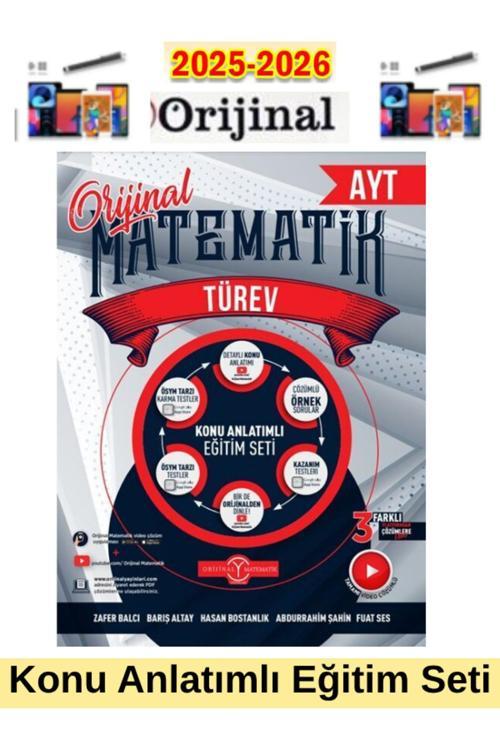 Orijinal Yayınları Ayt Matematik Logaritma Diziler Konu Anlatımlı+Android Kalem