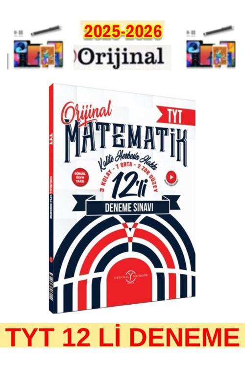Orijinal Yayınları Tyt Matematik 12 Li Deneme Sınavı+Android Kalem
