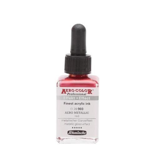 Aero Color Akrilik Mürekkep 28 ml. 903 Aero Metallic Red