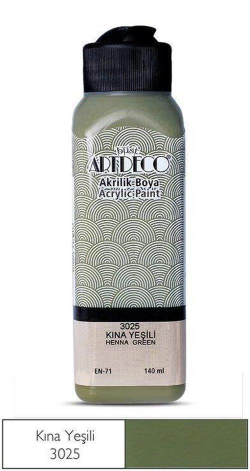Akrilik Boya 140 ml. 3025 KINA YEŞİLİ