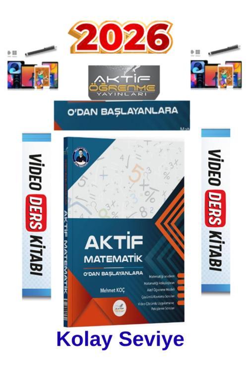 2026 Tyt Aktif Matematik 0 Dan Başlayanlara(Kolay Seviye)+Android Kalem