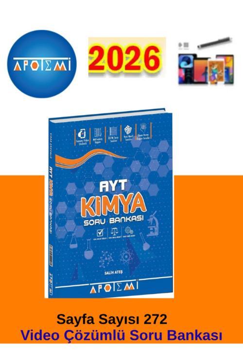 25-26 Apotemi Yayınları Ayt Kimya Soru Bankası+Android Kalem