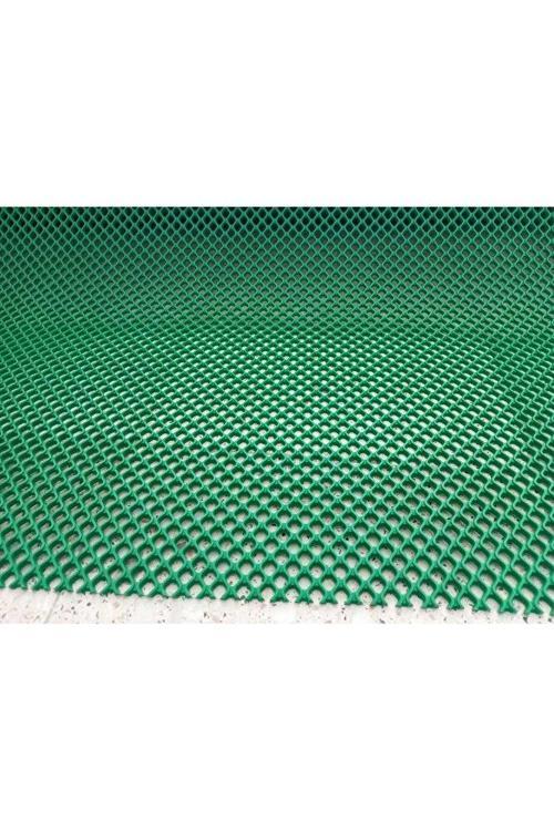 PVC PASPAS 120 X 400 CM YEŞİL BANYO KAYMAZ YER ZEMİN MATI S-MAT ZİNCİR DESEN