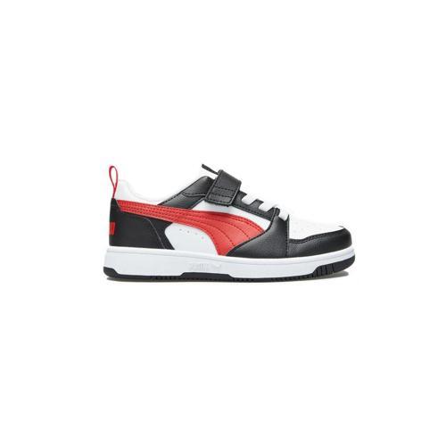 397419 Puma Rebound V6 Lo AC+ PS Spor Ayakkabı Beyaz-Siyah