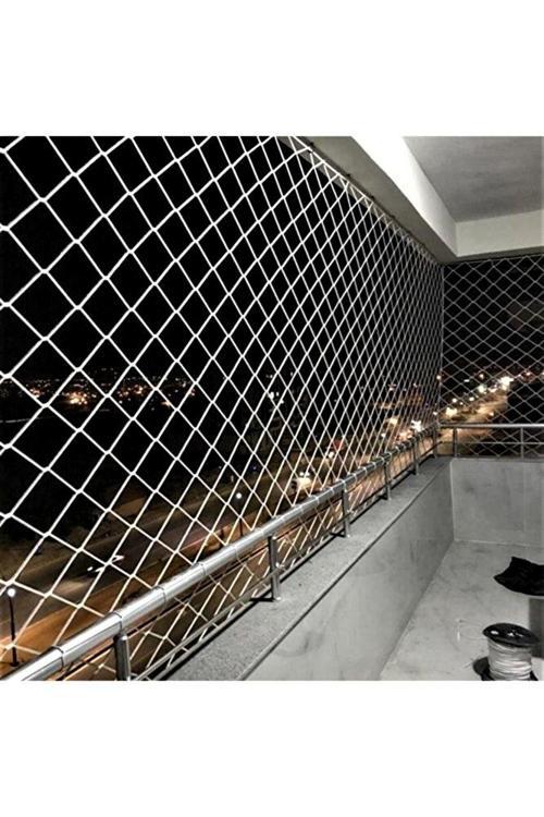 2,50 X 11 Metre Çocuk Güvenlik Filesi Kalınlık 3 Mm Balkon Güvenlik Filesi Kedi Güvenlik Filesi File