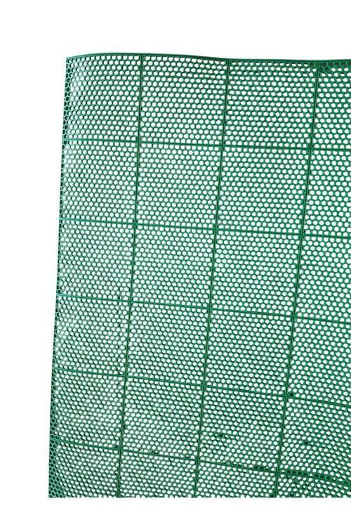 PVC KARE PASPAS 120 X 250 CM YEŞİL BANYO KAYMAZ YER ZEMİN MATI