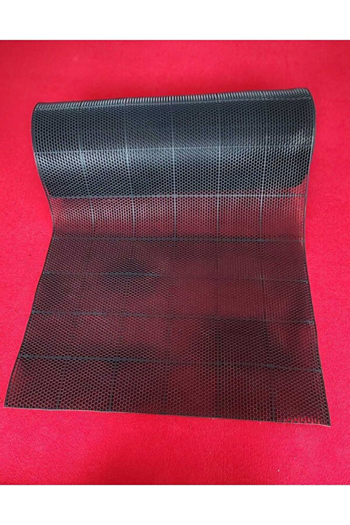 PVC KARE PASPAS 120 X 50 CM SİYAH BANYO KAYMAZ YER ZEMİN MATI