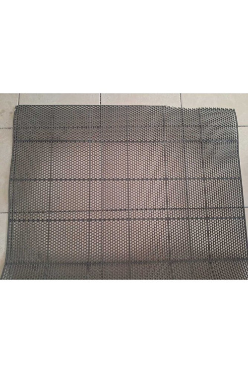 PVC KARE PASPAS 90 X 100 CM GRİ BANYO KAYMAZ YER ZEMİN MATI