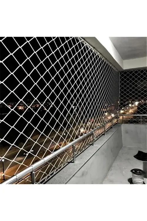 3 X 2 Metre Çocuk Güvenlik Filesi Kalınlık 3 Mm Balkon Güvenlik Filesi Kedi Güvenlik Filesi File