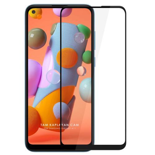 Samsung Galaxy A11 5D Mat Seramik Tam Kaplayan Ekran Koruyucu Cam