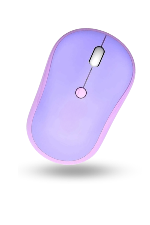 Büro Ev Ofis Bilgisayarı için Mor WiFi Mouse