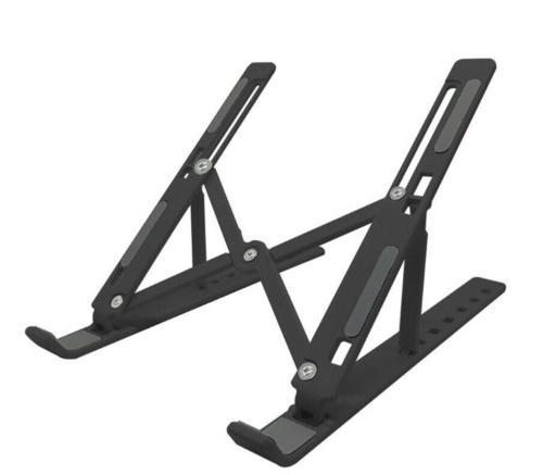 Nessiworld 7 Kademeli Ayarlı Katlanabilir Laptop Tablet Standı Siyah