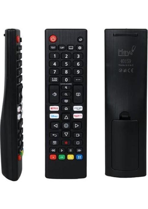 Netflix Prime Video Disney Plus Tuşlu LCD LED Tv Kumanda (AKB76040305) (5131)