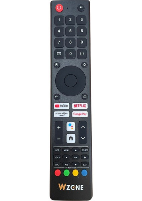 Wzone 4K Android Tv Box Tüm Tv'lerle Uyumlu Kumanda
