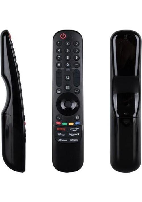 Ses Komutsuz Lg MR21GA AKB76039904 Netflıx-Prıme Vıdeo-Dısney+ Tuşlu Lcd-Led Tv Kumanda