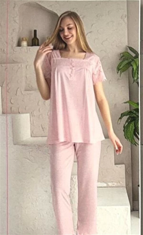 Kadın Kısa Kollu Pijama Takım 23403