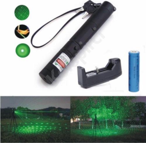 Şarjlı 5000mv Yeşil Lazer Pointer