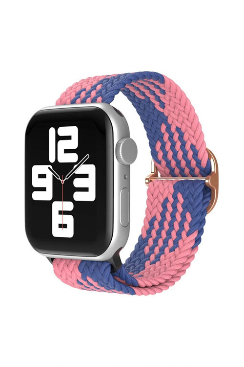Apple Watch 42mm Star Kordon - Pembe-Mavi