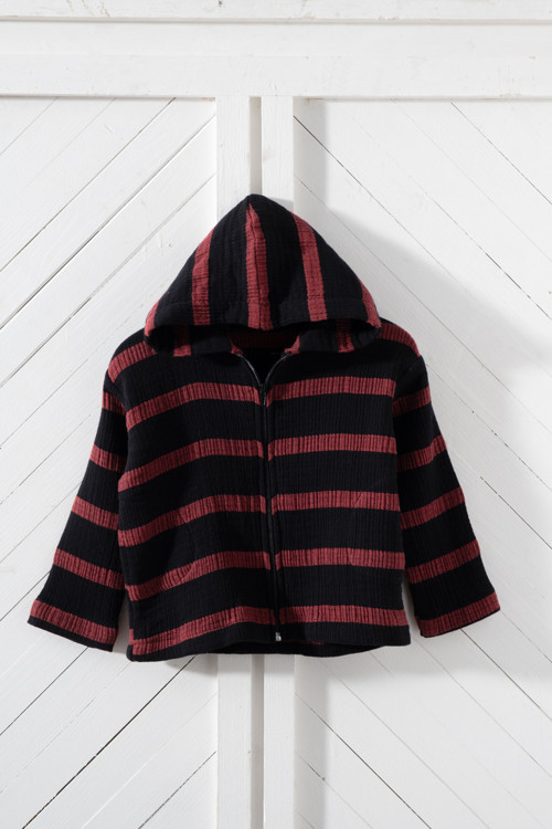 Müslin Çocuk Kapüşonlu Ceket