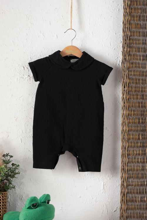 Bebek Müslin Çıtçıtlı Tulum,Rahat Kalıp