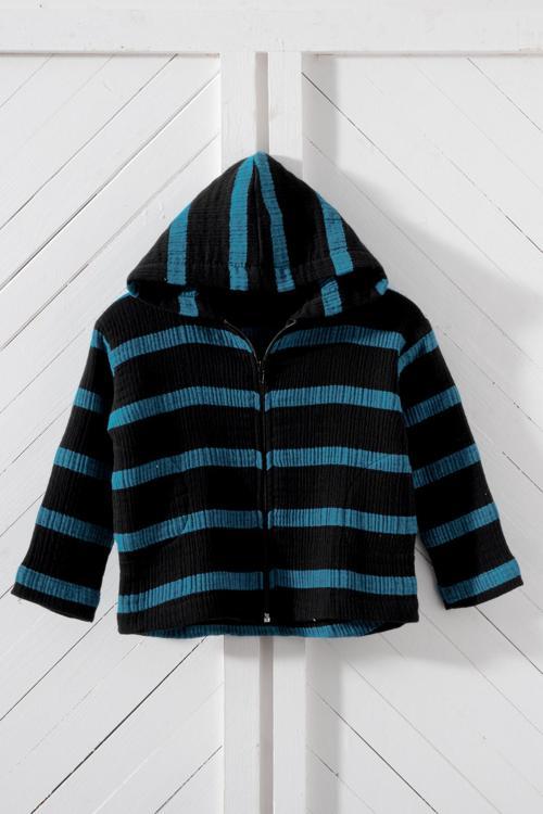 Müslin Çocuk Kapüşonlu Ceket