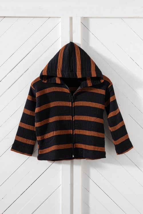 Müslin Çocuk Kapüşonlu Ceket