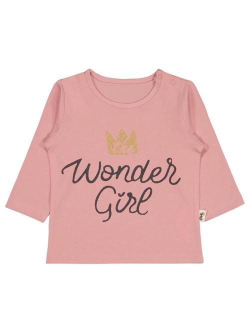 Cvl-55 Civil Baby Wonder Girl Baskılı 6-18 Ay Sweatshirt - Pembe9-12 Ay
