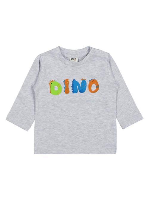 Dıno Baskılı 3'lü Set 6-18 Ay Sweatshirt - Standart9-12 Ay