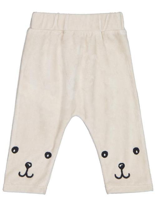 Paça Ayıcık Nakışlı 6-18 Ay Tek Alt Bebe - Bej18-24 Ay