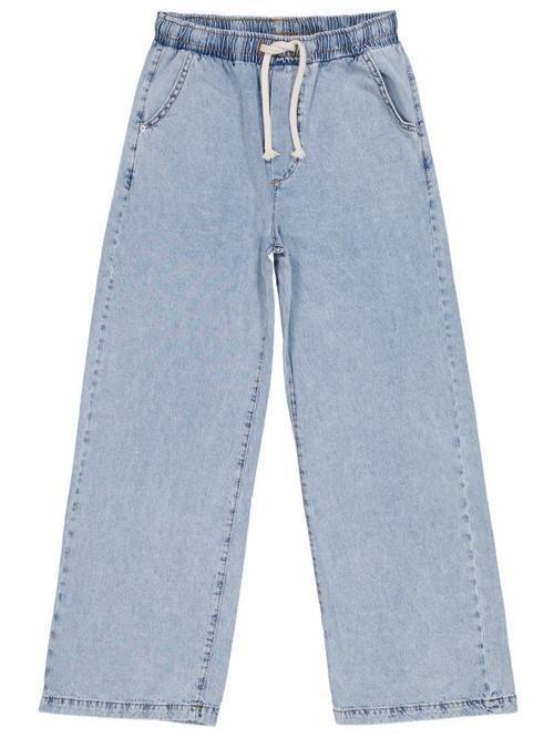 Beli Lastikli 10-13 Yaş Pantolon - Mavi11-12 Yaş