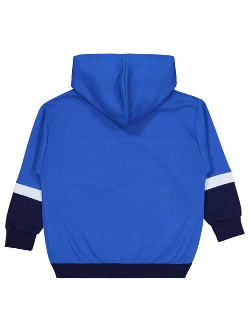 Go Wıth Baskılı 6-9 Yaş Sweatshirt - Mavi8-9 Yaş