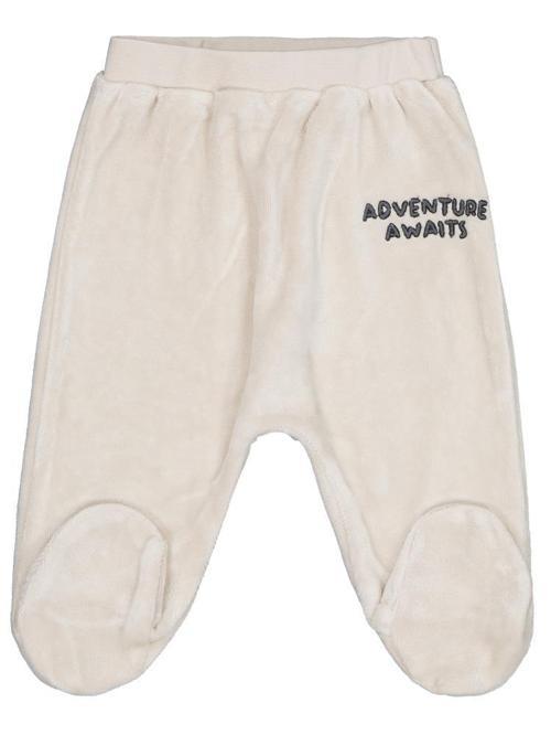 Adventure Awaıts Nakışlı 1-9 Ay Tek Alt Bebe - Bej1-3 Ay