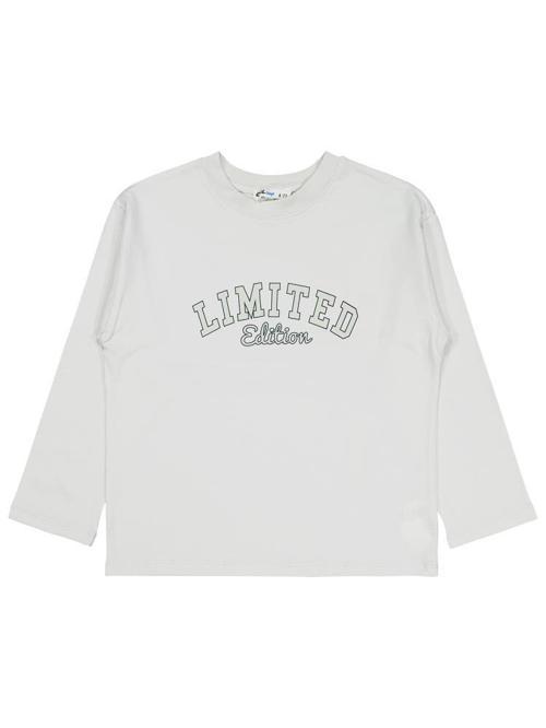 College Baskılı 10-13 Yaş Sweatshirt - Gri12-13 Yaş