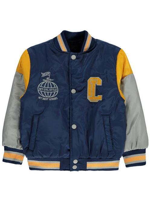 CL Nakışlı Armalı Kolej 10-13 Yaş Ceket - Mavi10-11 Yaş