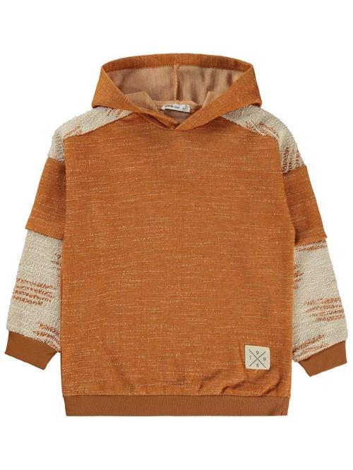 1996 Armalı Kapşonlu 6-9 Yaş Sweatshirt - Hardal6-7 Yaş