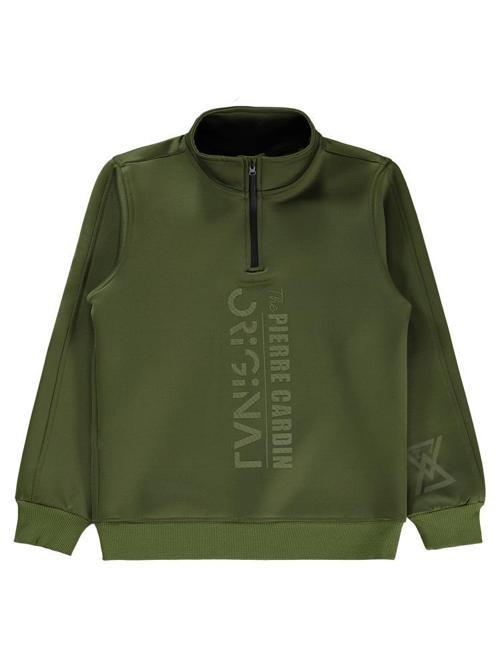 Original Baskılı 6-9 Yaş Sweatshirt - Haki9-10 Yaş