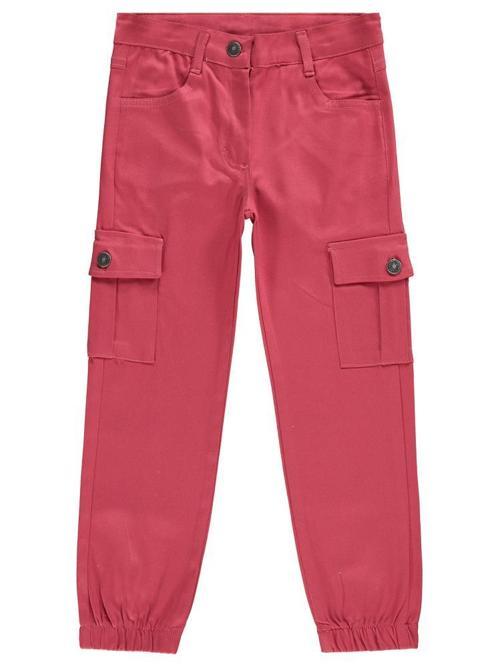 Kargo Cepli 10-13 Yaş Pantolon - Pembe13-14 Yaş