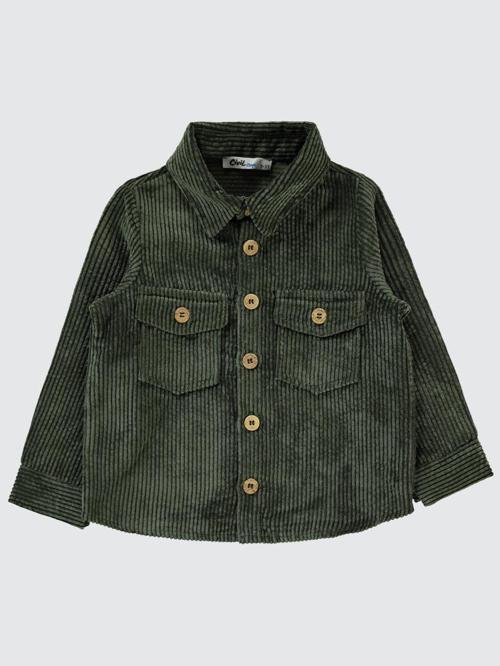 Çift Cepli 2-5 Yaş Gömlek - Haki2-3 Yaş